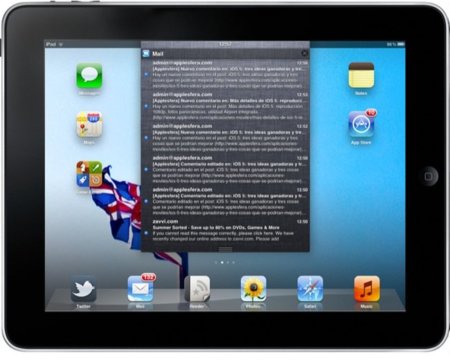 Un primer vistazo a iOS 5 para el iPad