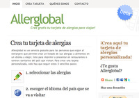 Allerglobal: tarjeta de alergias para tus viajes