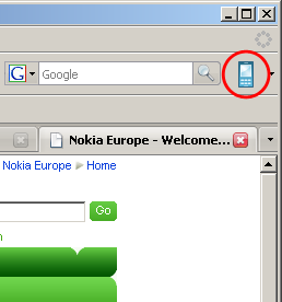 Navegando por tu móvil con Nokia PC Phone