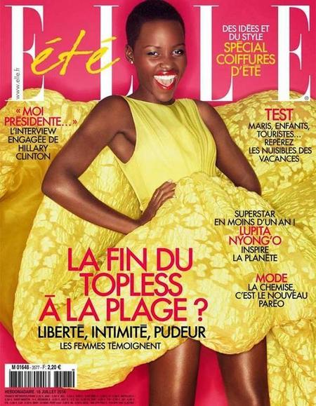 Lupita Nyong'o para la revista Elle