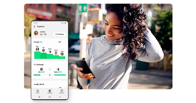 Samsung Health Competiciones En Grupo