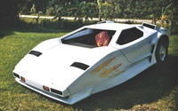 EVette: Lamborghini Countach eléctrico biplaza con tres ruedas hecho en casa y con nombre americano