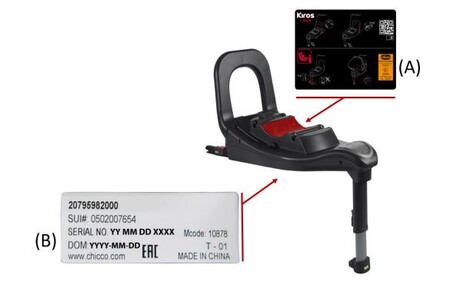 Chicco retira la base isofix de su modelo de silla Kiros i-size por posibles fallos de seguridad