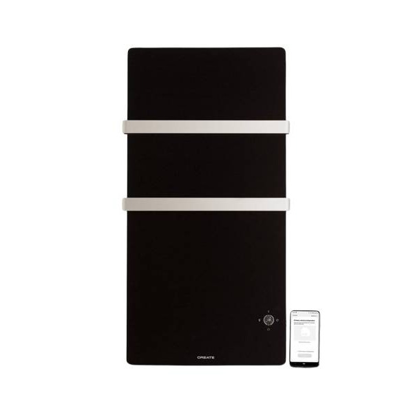 WARM TOWEL CRYSTAL Toallero eléctrico de cristal con WiFi 600W
