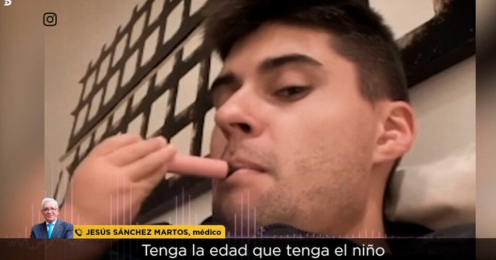 Ponen a parir a Javier Tudela por compartir este vídeo de su hijo con un vapeador: