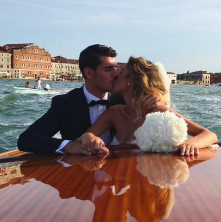 El bodorrio de Álvaro Morata y Alice Campello en Venecia