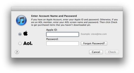 Apple dice adiós a AOL como método de autenticación para iTunes