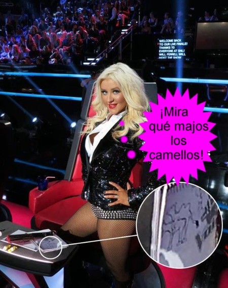 La prueba de que Christina Aguilera también pintaba los libros en el instituto