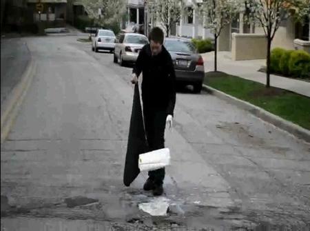 Fluidos no newtonianos para reparar baches