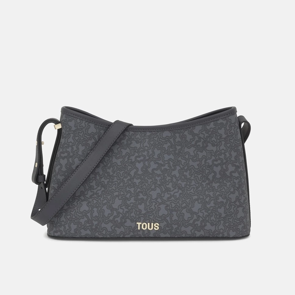 Bolso bandolera grande con cremallera y asa regulable

