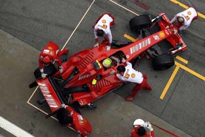 El Ferrari del 2008 rodará por primera vez en Jerez