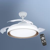 La solución para no pasar calor este verano es este ventilador de techo elegante y de aspas retráctiles