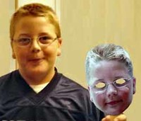 Máscaras con la cara de tu hijo