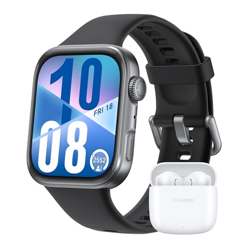 HUAWEI Watch FIT 4 Smartwatch, + Freebuds SE2 Blanco