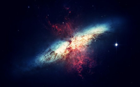 Nuestra galaxia ya está empezando a chocar contra otra galaxia