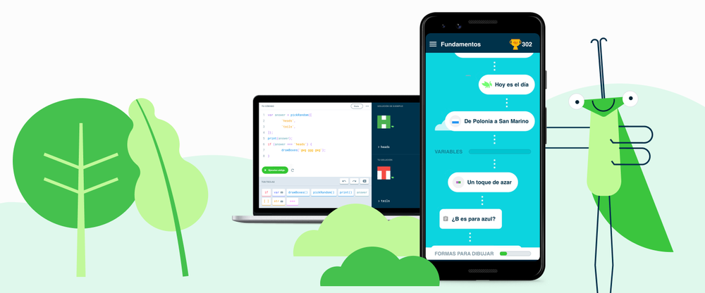 Grasshoper, la aplicación de Google para aprender JavaScript en tu móvil, ya está en Español
