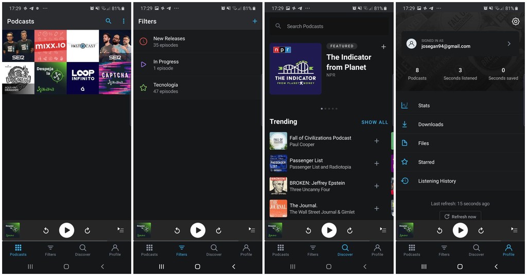 Pocket Casts, guía completa como aprovechar al máximo una de las