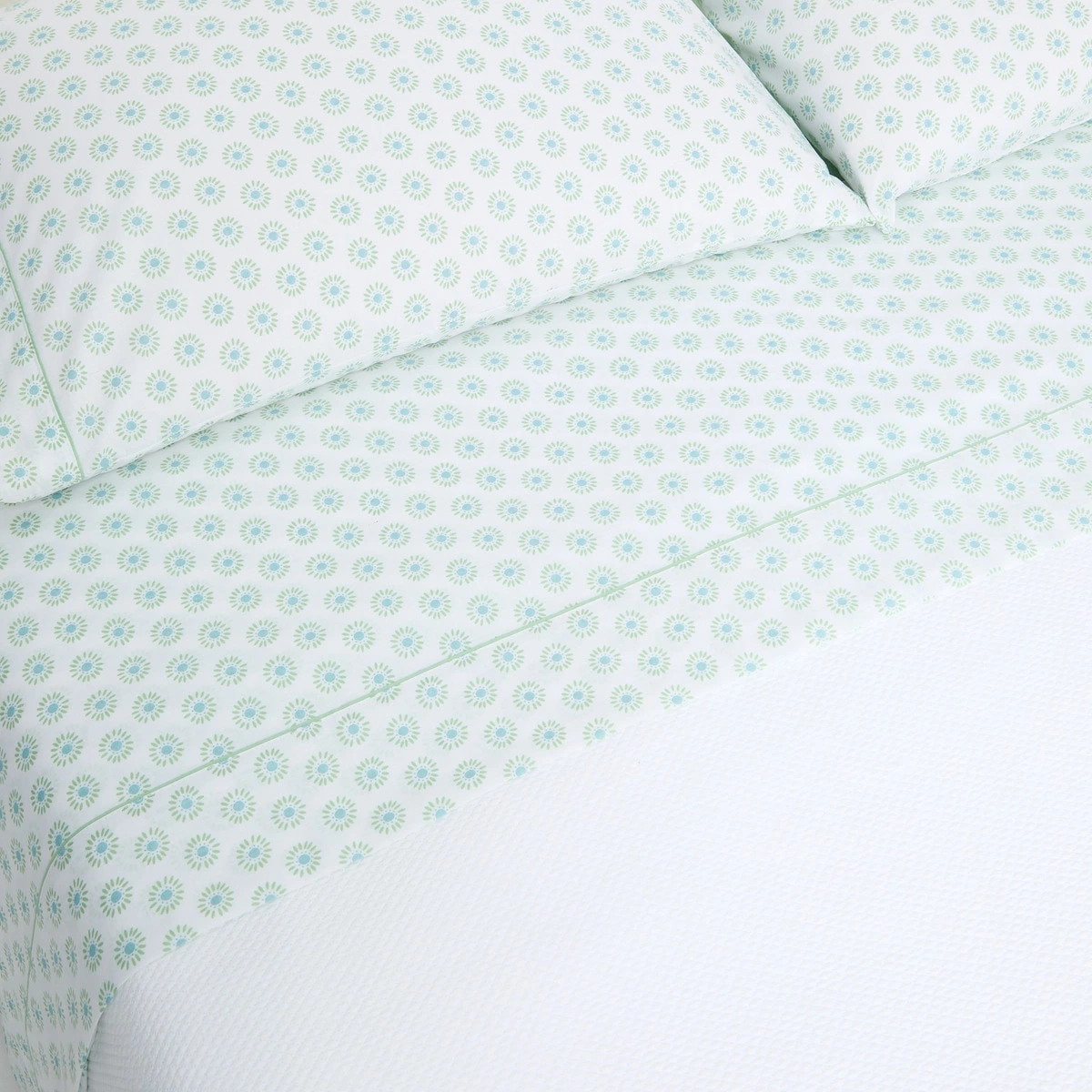 Juego de sábanas con bajera Soleil Basics El Corte Inglés.