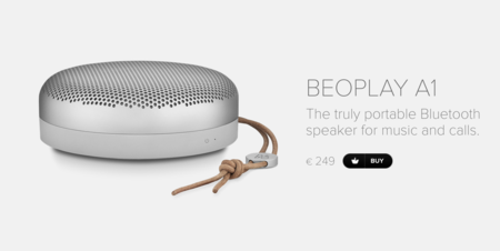 Bang & Olufsen quiere estar siempre a tu lado y lanza el BeoPlay A1 para llevar la música a todas partes