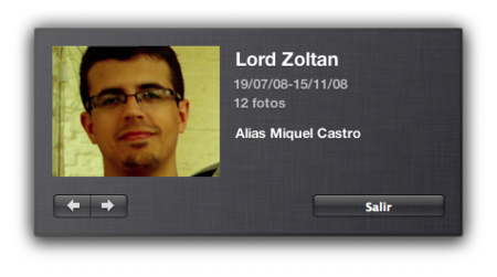 Modifica la imagen de una persona en "Caras" dentro de iPhoto 09