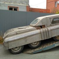 Alerta roja: indescriptible vehículo soviético de ocho ruedas encontrado en una ciudad rusa