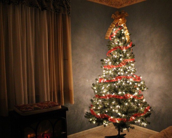 Tree Decoration Red Holiday Glow Empty 676179 Pxhere Com