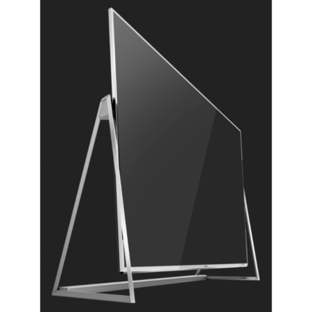 Vista lateral del televisor