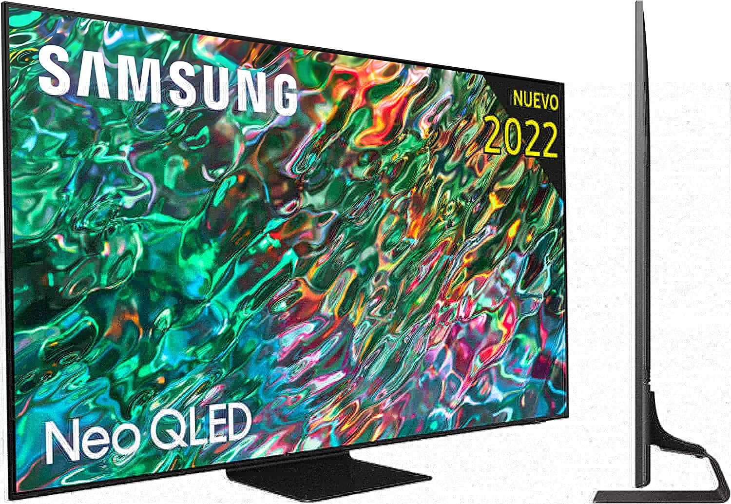 Samsung Smart TV Neo QLED 4K 2022 55QN90B - Smart TV de 55" con Resolución 4K, Quantum Matrix Technology, Procesador Neo QLED 4K con Inteligencia Artificial, Quantum HDR 2000