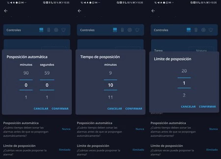 「スヌーズ」の設定