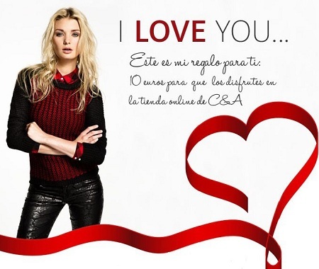 Aprovecha 10 euros de regalo en tus tiendas C&A por San Valentín