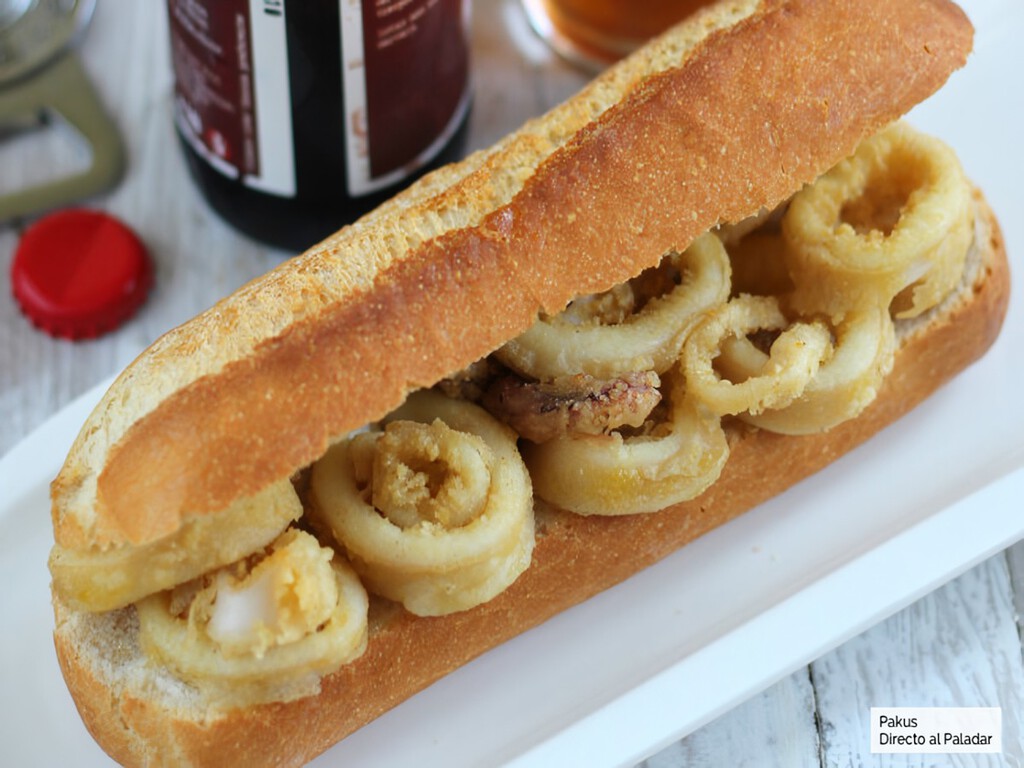 Bocadillo de calamares, la receta del popular bocata madrileño