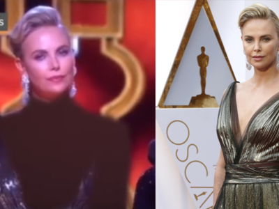 La televisión iraní censura a Charlize Theron en los Oscars, la imagen de la semana