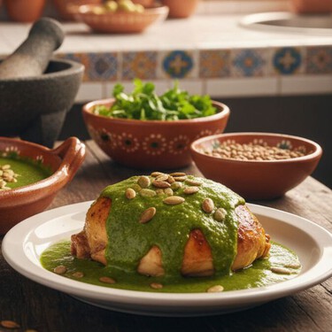 Pipián verde en 20 minutos con 6 ingredientes: el secreto está en la pepita