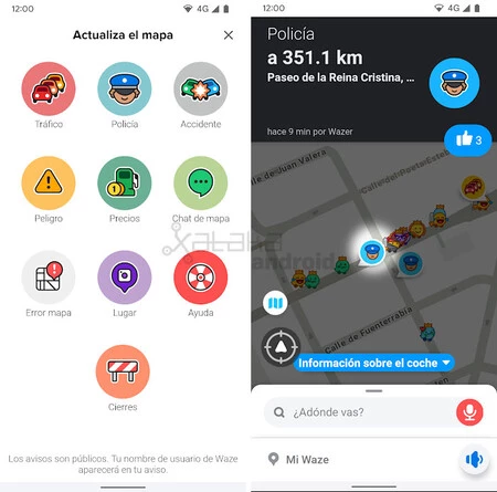 Waze 警察制御