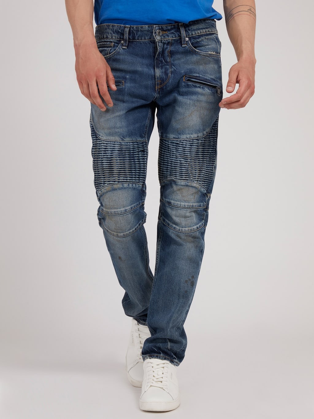 Vaqueros slim biker