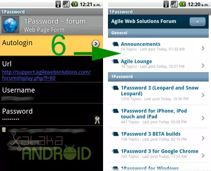 1Password para Android