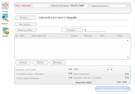 Emisión Factura sostenible