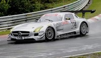 Mercedes SLS AMG GT3, accidentado debut