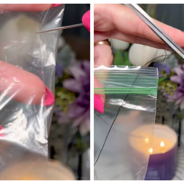 No riegues, que ya riega esto: el truco con hilo y zip para olvidarte de las plantas en vacaciones 