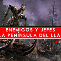 Mapa de Elden Ring con los jefes de la Península del Llanto 