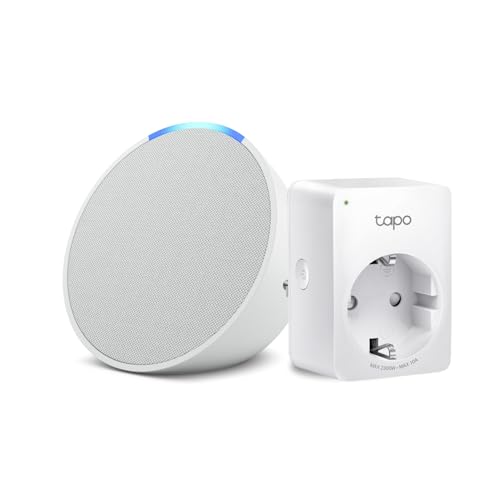 Echo Pop | Blanco + Tapo P100MA 