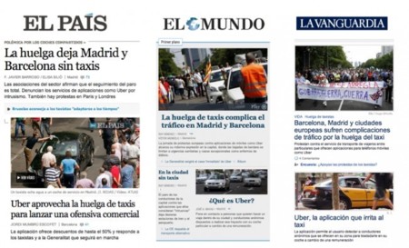 Gracias a la polémica con los taxistas, Uber lidera la App Store en media Europa