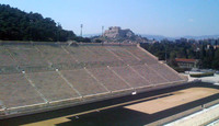 El estadio Kalimarmaro y el Zappion de Atenas (Grecia)