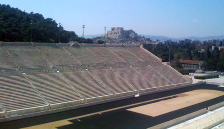 El estadio Kalimarmaro y el Zappion de Atenas (Grecia)