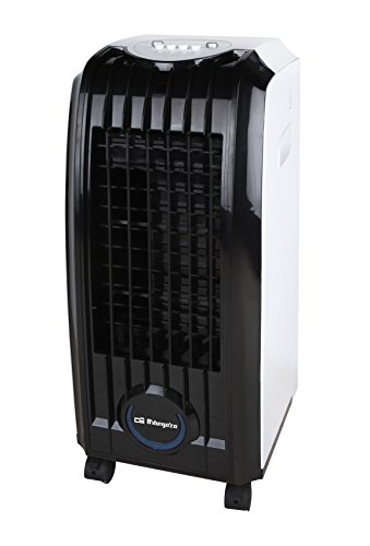 Orbegozo AIR 45 - Climatizador evaporativo 3 en 1, 3 velocidades, aletas direccionales, depósito de 4 l, filtro extraíble, 60 W