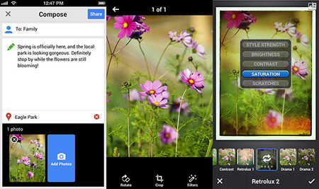 Las aplicaciones de Google+ ahora con tecnología Snapseed para retoque