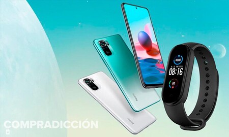 Con el cupón PQ22021 de eBay tienes un smartphone como el Xiaomi Redmi Note 10 con pulsera Mi Band 5 de regalo por 200 euros