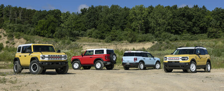 Los Ford Bronco y Bronco Sport celebran su historia con las Heritage Edition, que imitan los colores del Bronco original de 1966