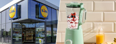 Hoy en Lidl una batidora de vaso color pastel para preparar batidos fresquitos este verano