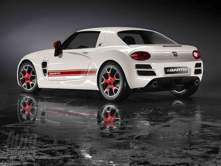 Abarth Coupe, recreaciones realistas de este pequeño roadster